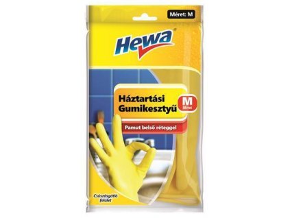 Pracovní rukavice, latex, velikost M, HEWA