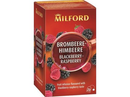 Ovocný čaj  "Blackberry-raspberry", 20 x 2,5 g, MILFORD