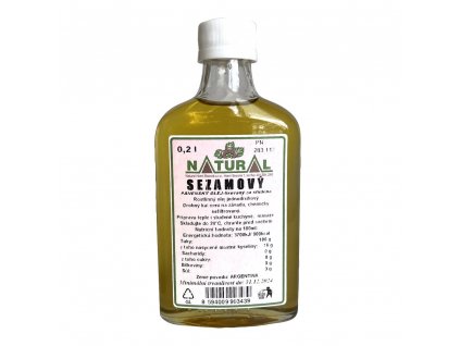 Natural Olej Sezamový 200ml