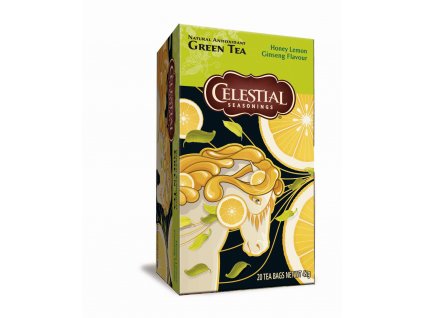 DOPRODEJ Celestial Zelený čaj s medem, ženšenem a citrónovou trávou, 20 sáčků