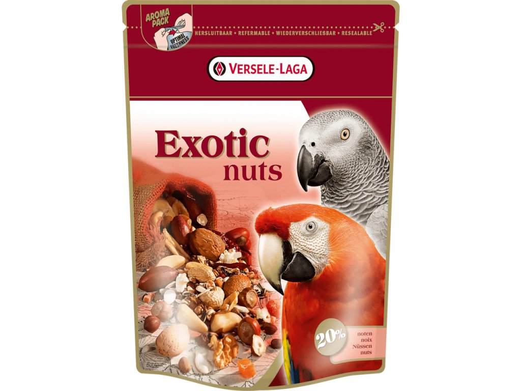 Nussfutter für Papageien Versele-Laga Exotic Nuts 750g