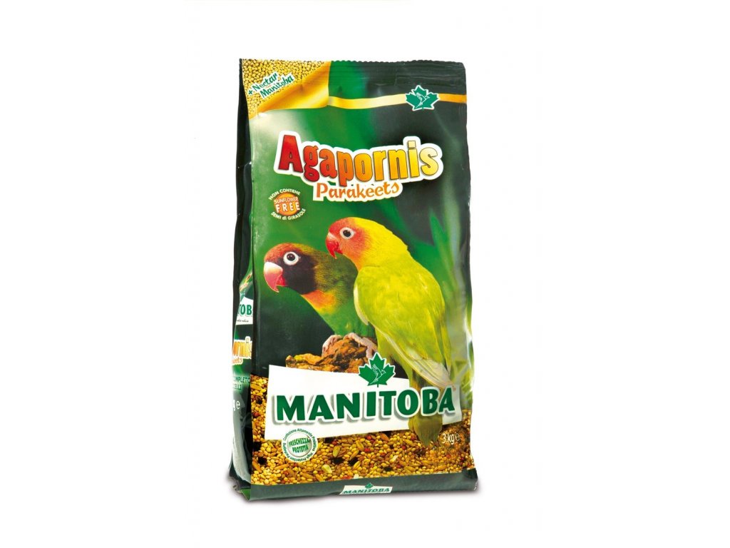 Futter für mittelgroße afrikanische Papageien Manitoba Agapornis Parakeets 1 kg
