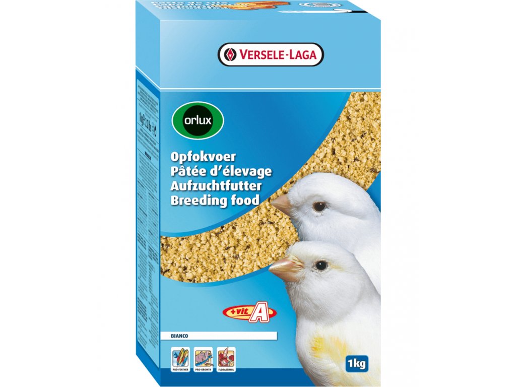 Futter für Kanarienvögel mit Vitamin A Versele-laga Orlux Canary Bianco 1kg