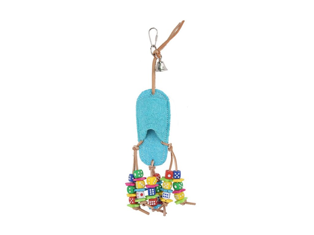 Spielzeug für Papageien und Vögel Schuh 25cm