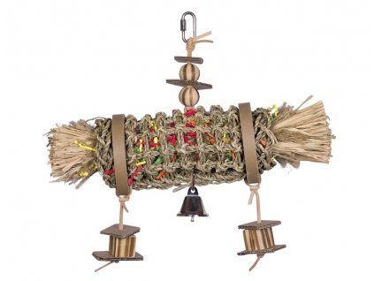 Spielzeug für Papageien und Vögel Zylinder aus Seealge 29cm
