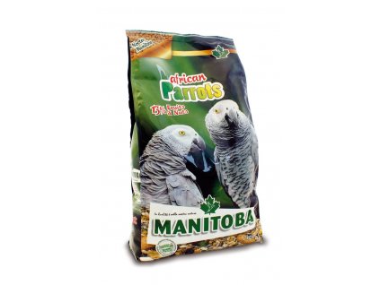 Fütter für Graupapageien und afrikanische Papageien Manitoba African Parrots 2kg