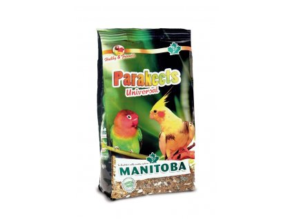 Futter für mittlere Papageien und Vögel Manitoba Parakeets Universal 1 kg