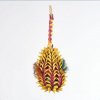 Ananas-Pinata 13 x 32 cm: lustiges Spielzeug für Papageien, gefüllt mit Sisal