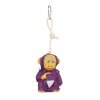 Monkey Pinata 7,5 x 10 cm: lustiges Spielzeug für Papageien, Papier-Pinata in Form eines Affen