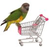 Aktives Spielzeug für Papageien und Vögel Einkaufswagen.