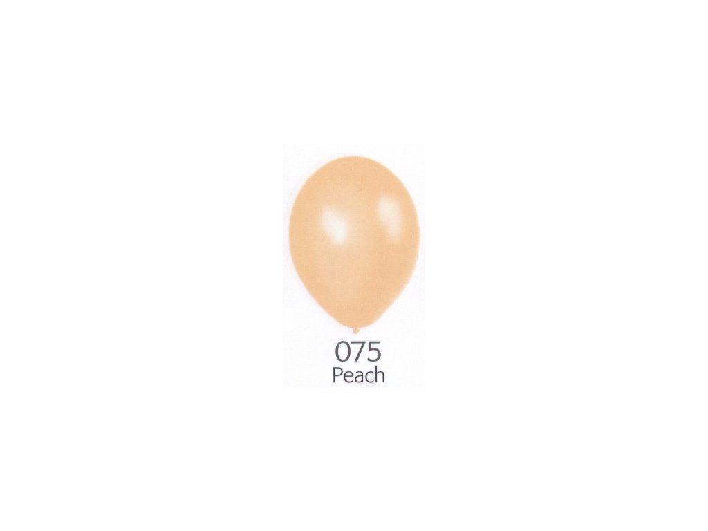 187 peach 075 balonek broskvovy metalicky belbal