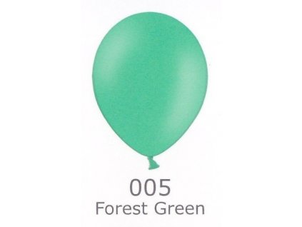 106 forest green 005 balonek zelena prumer 27 cm belbal