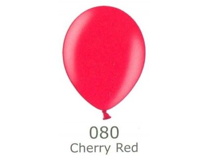 205 cherry red 080 balonek cerveny metalicky belbal