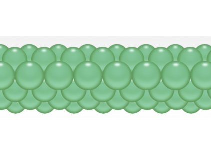 7900 balonkova girlanda mint zelene 3 m balonky cz