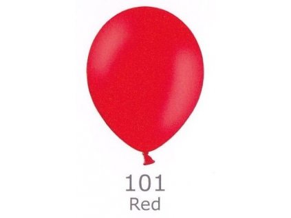 94 red 001 balonek cervena prumer 27cm belbal