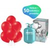 helium sada cervene balonky 50 ks