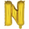 balonek pismeno N zlate 40 cm