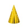 7096 cepicky zlate s hvezdickami 6 ks 16 cm partydeco