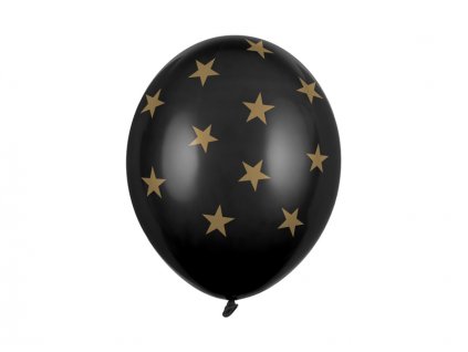 balonek černý hvězdy