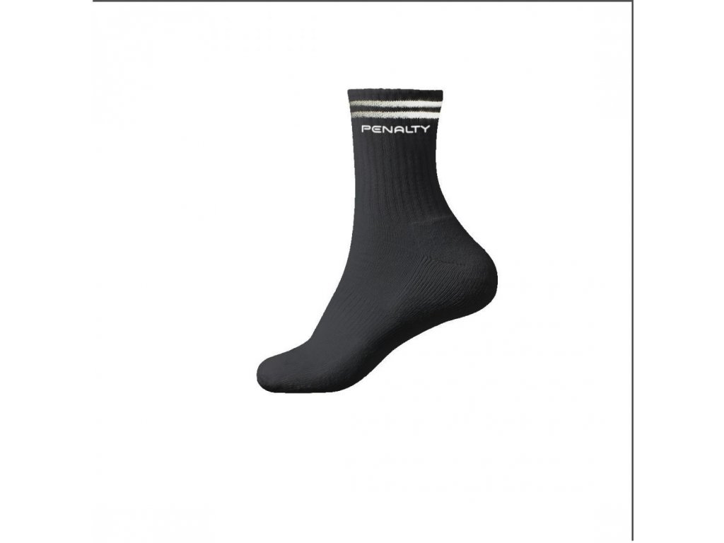 Ponožky LONG STRIPE čierne 3 páry