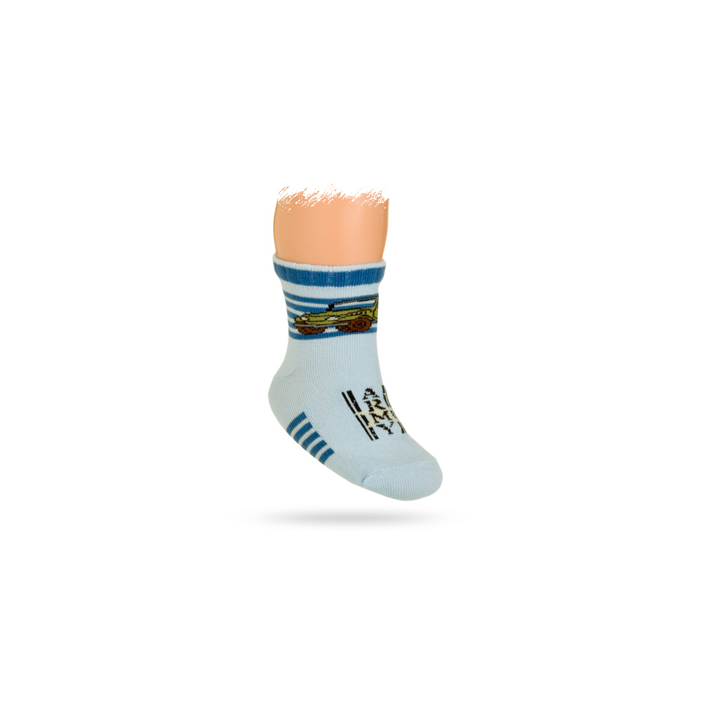 Dojčenské ponožky, vzor AUTO