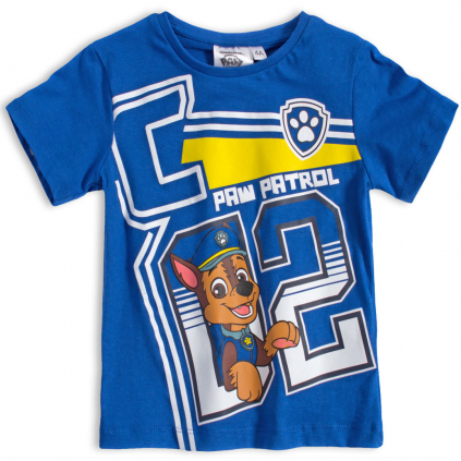 Chlapčenské tričko PAW PATROL CHASE modré