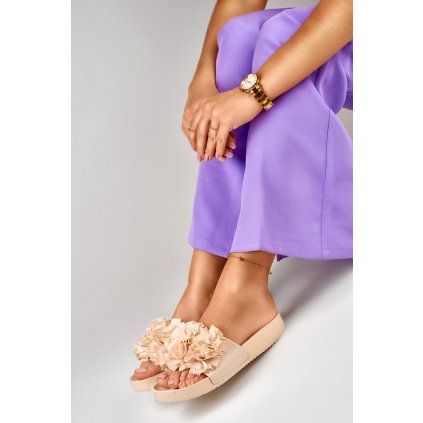 Květinové pantofle Violett pro ženy
