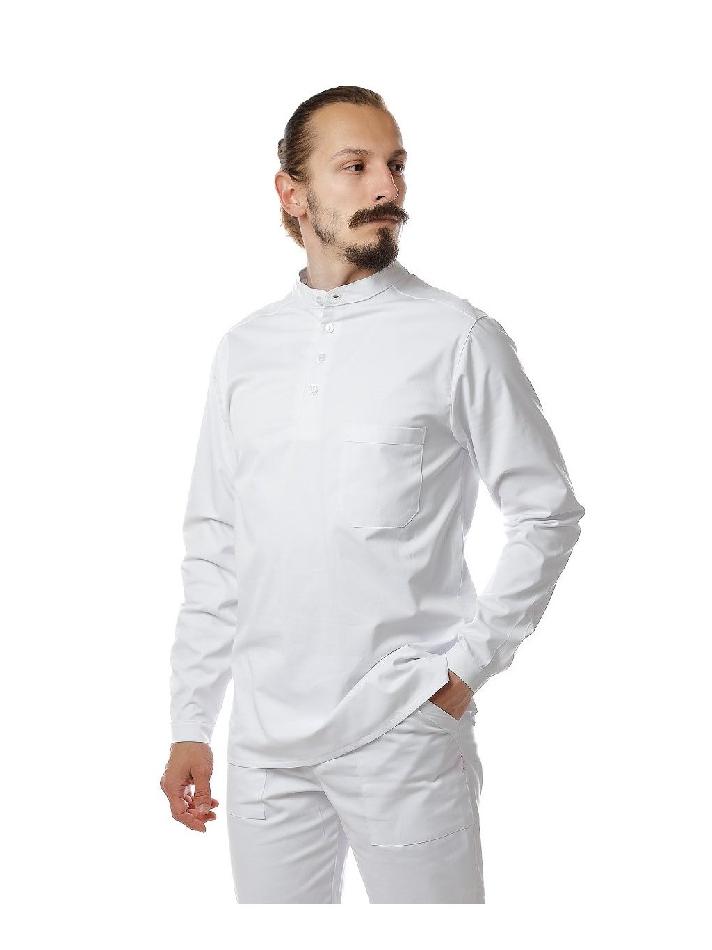 Zdravotnícka košeľa BONO SATTÉⓇ (Farba Biela, Veľkosť 42)