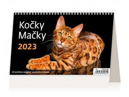 Kalendár stolný Mačky  Kalendár stolný Mačky