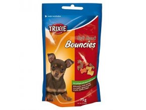 Trixie BOUNCIES mini kostičky kura / jahňa / držky 75g