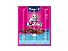 Vitakraft Cat pochúťka Stick mini Losos + Pstruh 3x6g