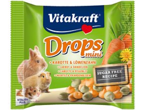 Vitakraft Rodent Rabbit Drops Happy 40g
