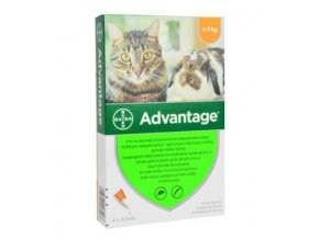 Advantage 40 10% 4x0,4ml pre mačky do 4kg