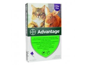 Advantage 80 10% 4x0,8ml pre mačky nad 4kg