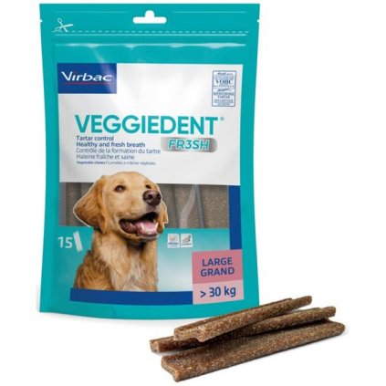 CET Veggiedent Fresh L žvýkací plátky15 ks, 490g
