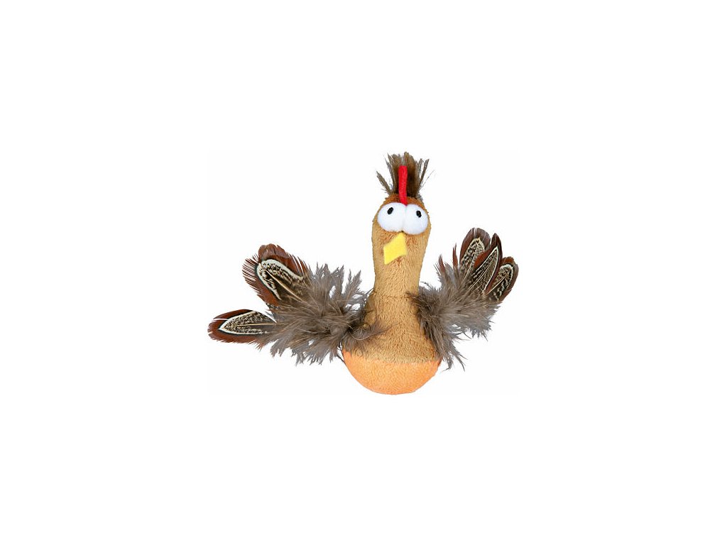 Bobo kuře s peřím a zvukem 10 cm (RP 0,90 Kč)