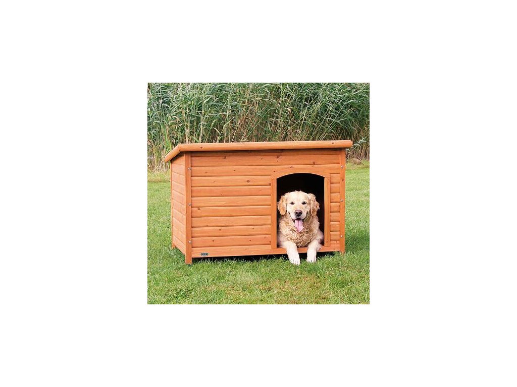 Bouda pro psa, dřevěná, rovná střecha, L 116x82x79 cm TRIXIE