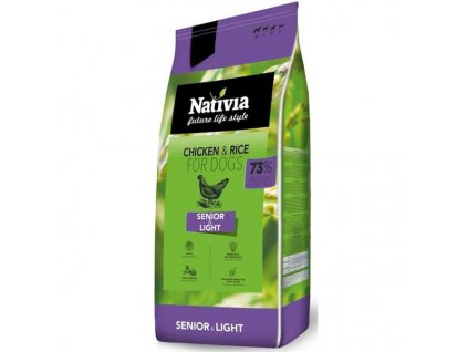 Nativia Dog Senior&Light Chicken & Rice 3 kg