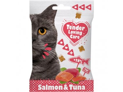 Tender Loving Care Cat pamlsek - losos, tuňák 50g