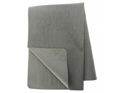 Ručník s vysokou absorpcí v plastovém obalu 66 x 43 cm šedá