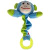 Hračka LET`S PLAY Junior opice modrá 30 cm