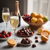 prosecco and fruit and chocolate pieces (1)