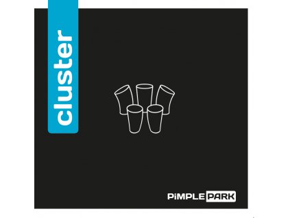 Poťah PimplePark Cluster (Poťah farba čierny / BLACK, Hrúbka špongie 1,0 mm)