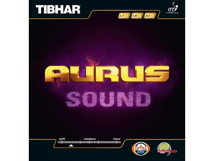 Poťah Tibhar Aurus Sound (Poťah farba čierny / BLACK, Hrúbka špongie 2,1 mm)