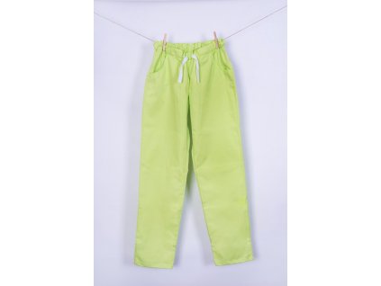 Zdravotnické kalhoty zelenožluté (Velikost 42)