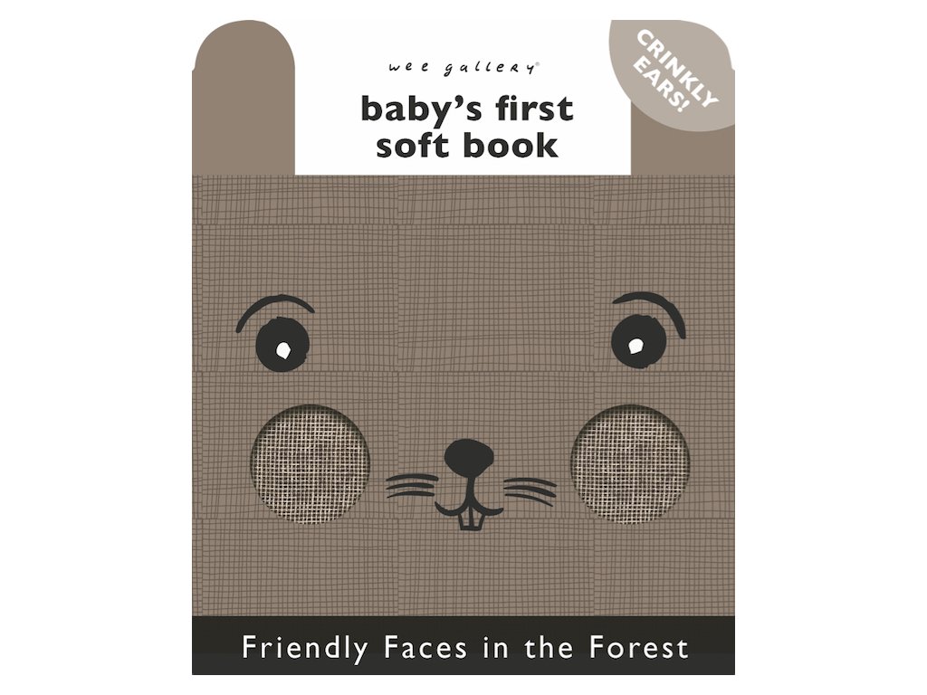 Wee Gallery Friendly Faces Forrest - látková kniha