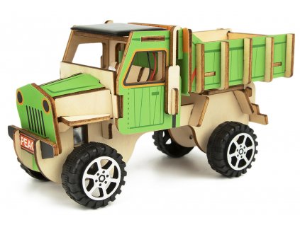 DIY 3D solárny model - nákladné auto Tooky Toys