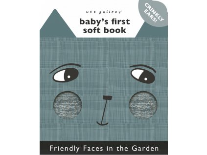 Wee Gallery Friendly Faces in the Garden - látková kniha