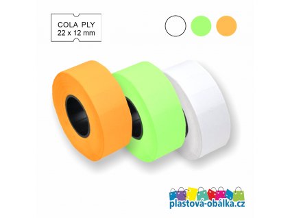 cola ply etikety 22mm 12mm logo plastova obalka.cz