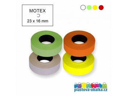 motex etikety 16mm 23mm logo plastova obalka.cz